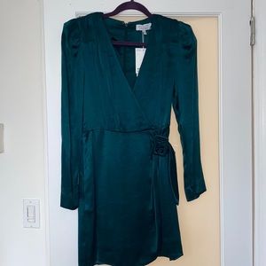 Silk green dress